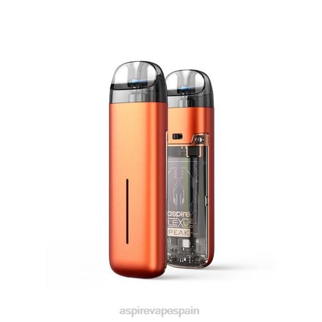 Aspire Flexus cima TT2244 Aspire vape kit naranja ámbar